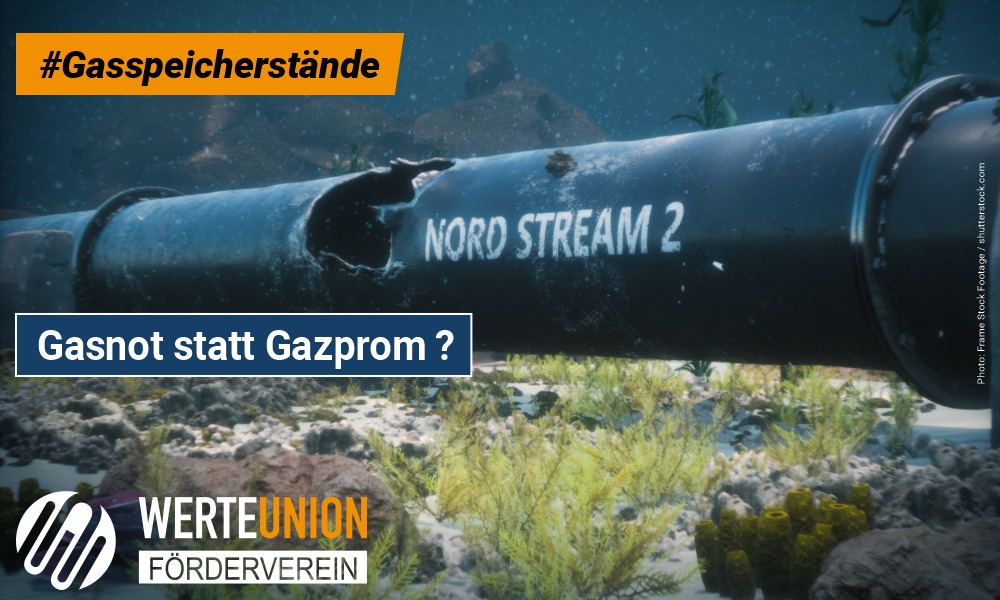WerteUnionNRWeV's tweet photo. #Gasspeicher #Gasnotstand #GasnotStattGasprom #Energiewende