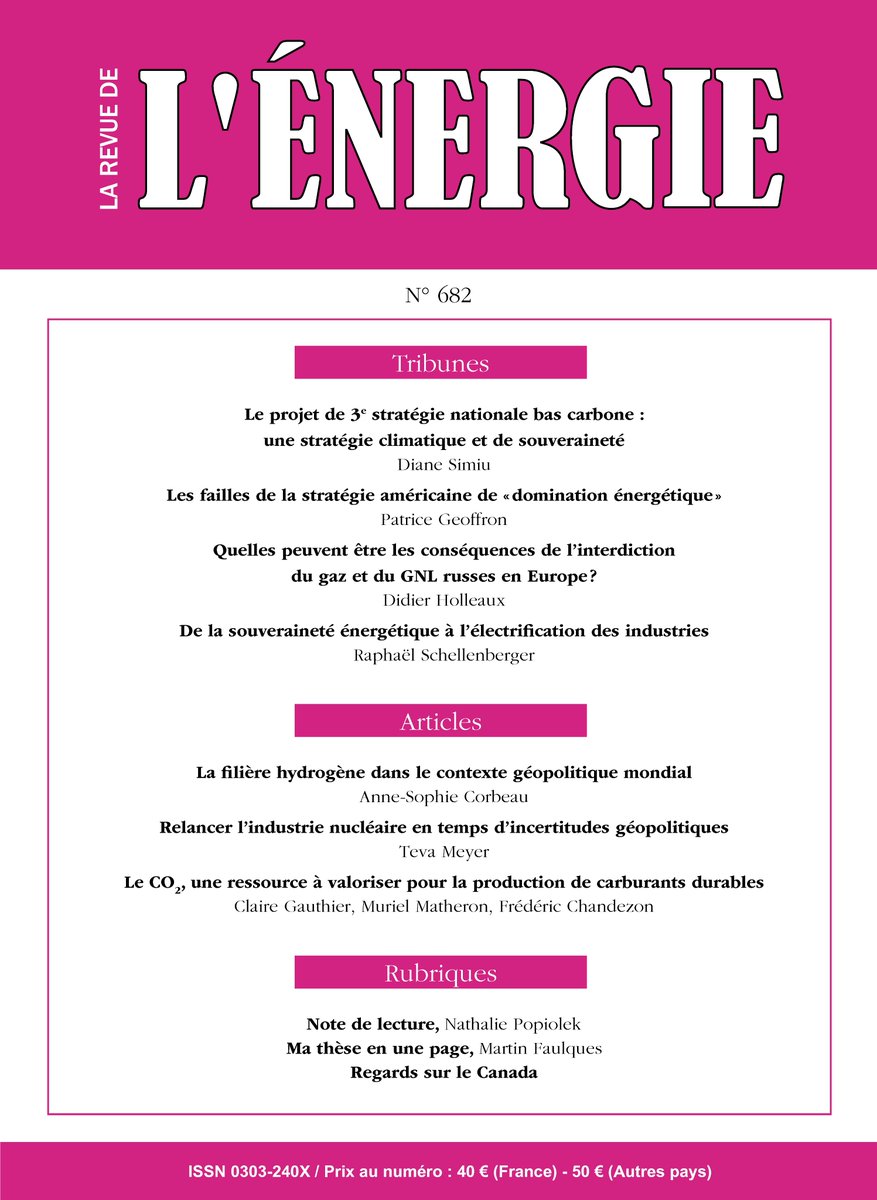 La Revue de l'Énergie tweet media