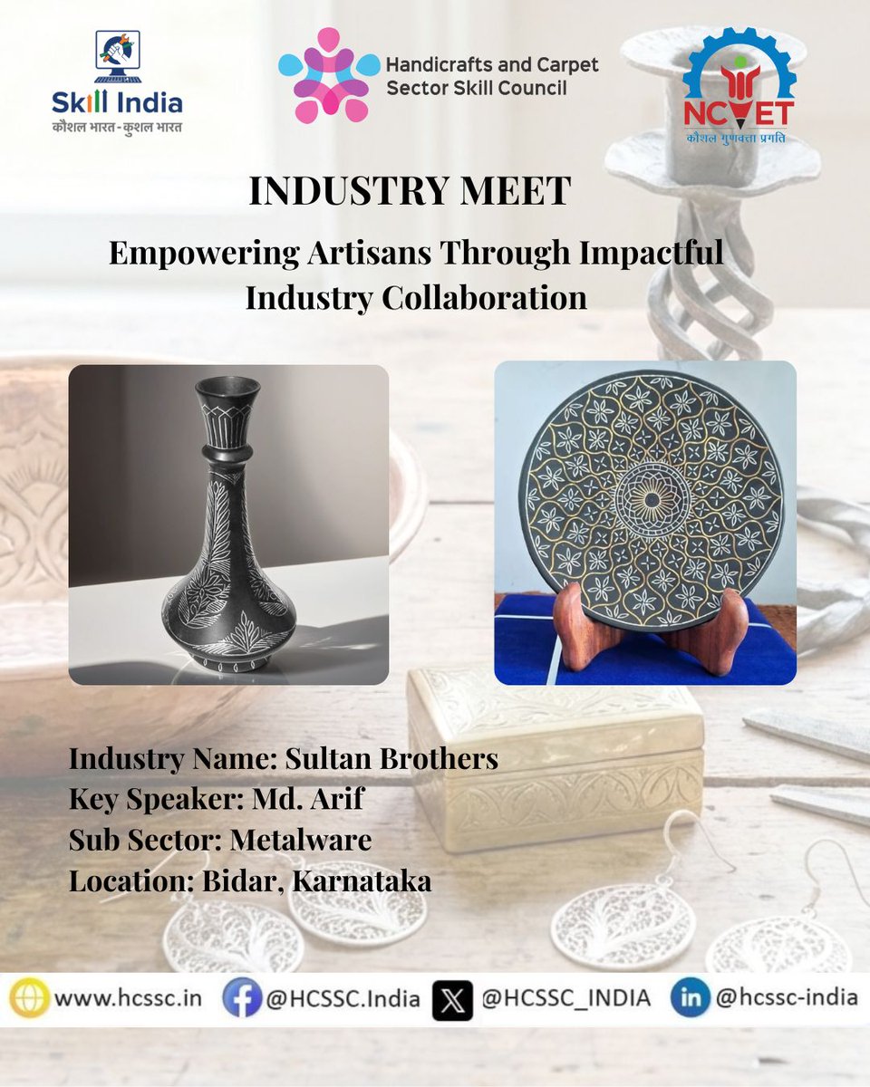 #handicrafts #handicraftsofindia #MoSkillsAndEnterpreneurship #KushalBharatViksitBharat #SkillIndia