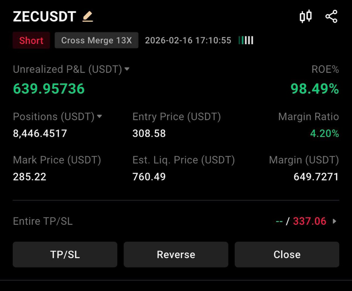 dibrujission's tweet photo. Shorted ZEC.

Closed Position.

You see the Win. This https://t.co/ViWYPCljVV taught me the Entry. https://t.co/58uagCWsXb