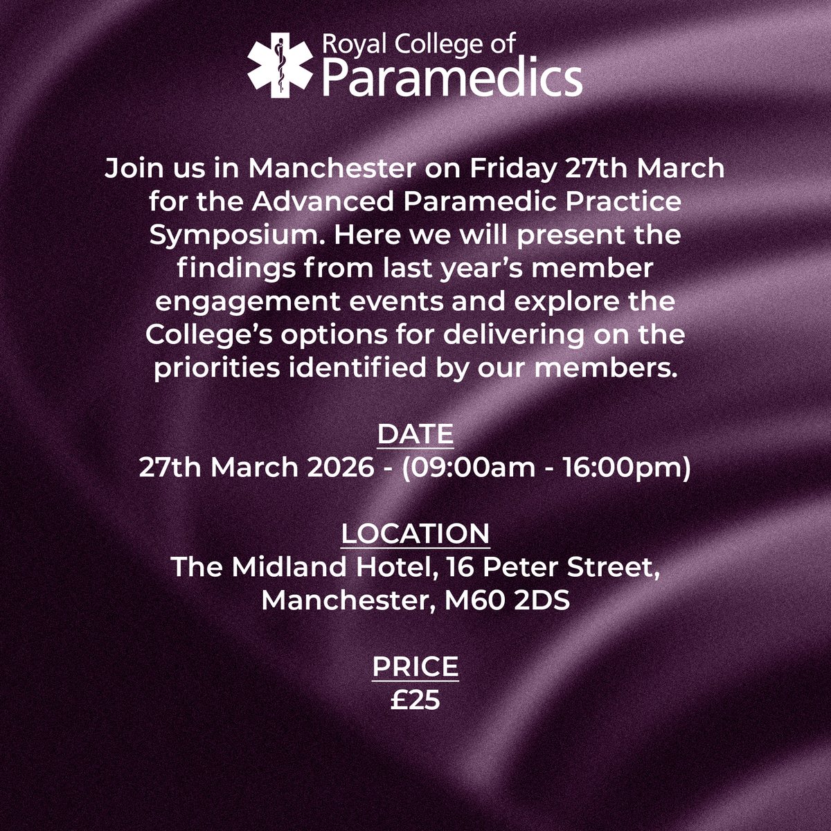 Royal College of Paramedics tweet media