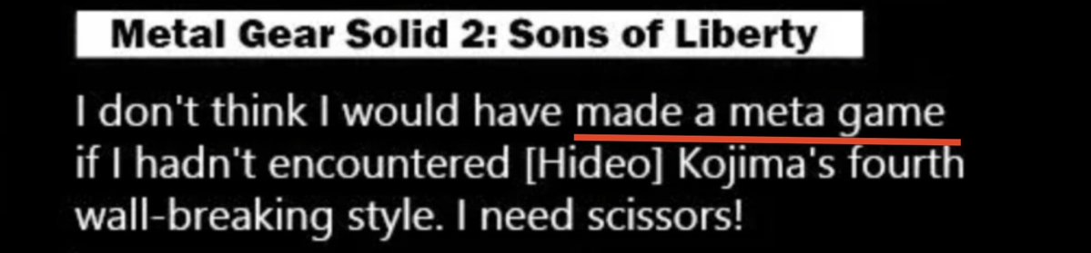 wandydoodles's tweet image. This thumbnail is really funny by the way because Toby himself calls his games meta so it's not even a question