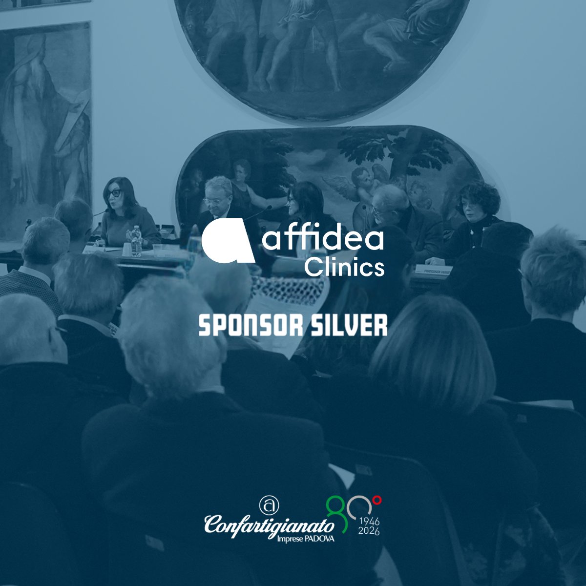 @affidea_italia è un primario Gruppo sanitario paneuropeo, leader nella diagnostica per immagini, specialistica ambulatoriale, analisi di laboratorio e fisioterapia, presente anche in Veneto.
Affidea Italia è partner di <a href="/ConfartPadova/">Confartigianato PD</a> nell’anno dell’80° anniversario.