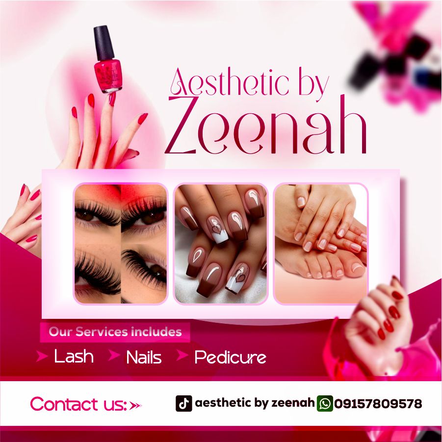 DammyMuh's tweet photo. Sleek, feminine &amp; classy — design for Aesthetic by Zeenah ✨
Beauty meets creativity in every detail.

Need a flyer that speaks your brand’s vibe?
📩 DM me — let’s design your next standout visual!

#ZitoDesigns #BeautyFlyer #GraphicDesign #BrandIdentity #NaijaCreatives #Design https://t.co/uMbEKG4utN