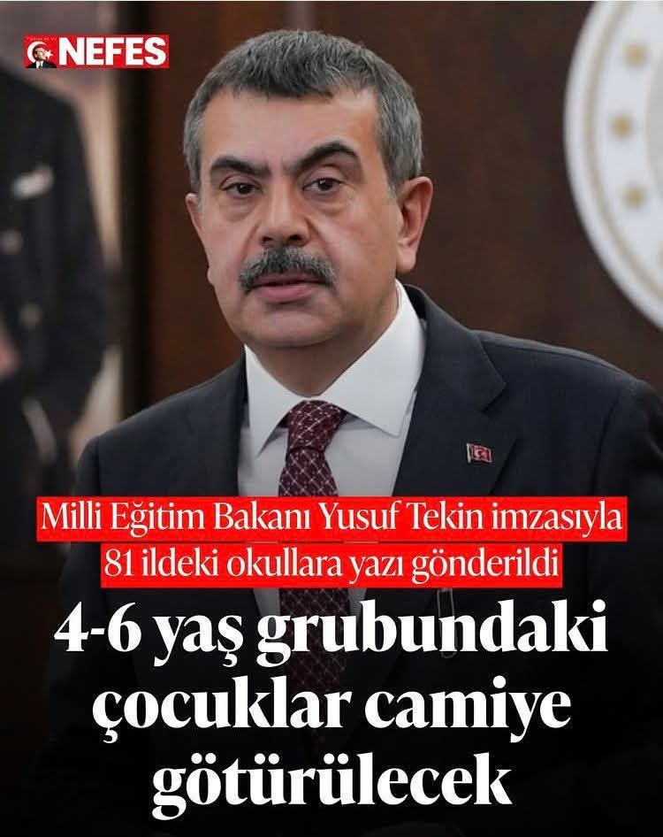 Din ,bu değil Yusuf Tekin 
Dinde baskı yapamazsınız..
Çocukları alet etmeyin...
Çocukları rahat bırakın ;
Bilim yuvalarına dini sokmayın.
Yeter.. #EmeklininGazabıSandıkta