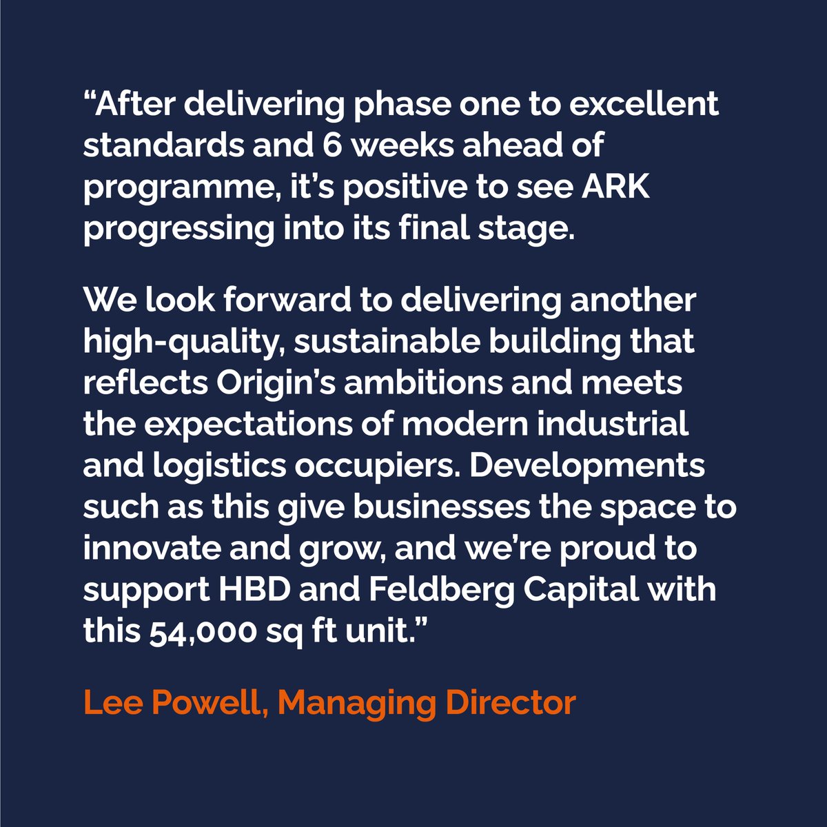 HBC_Construct's tweet image. We have begun work on the second phase of Origin's £30m (GDV) industrial and logistics scheme, ARK, delivering a further 54,000sq ft unit at Markham Vale, Derbyshire.

Full story 👇

hbcconstruction.co.uk/news/starting-…