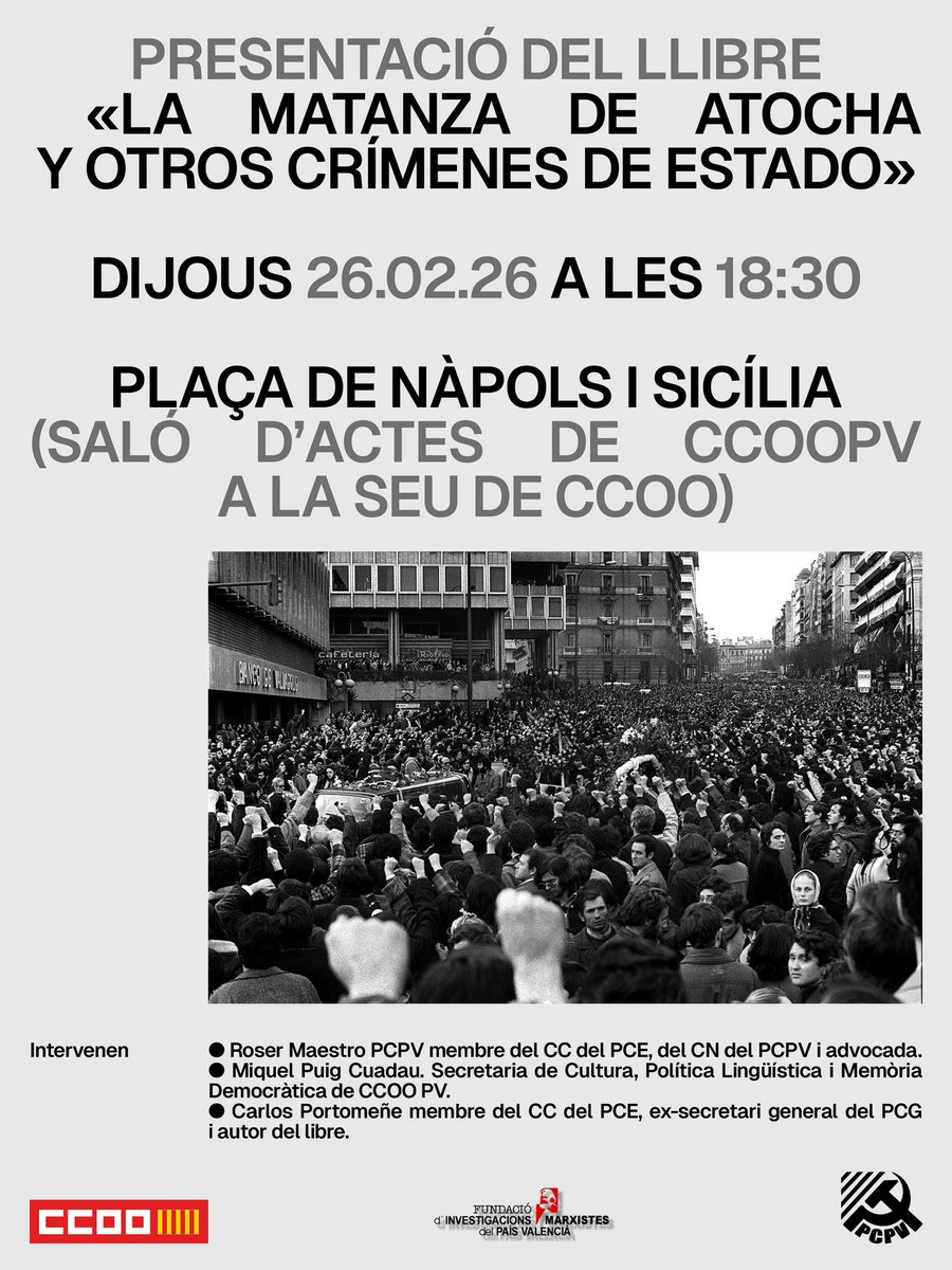 PCPV Partit Comunista del País Valencià tweet media