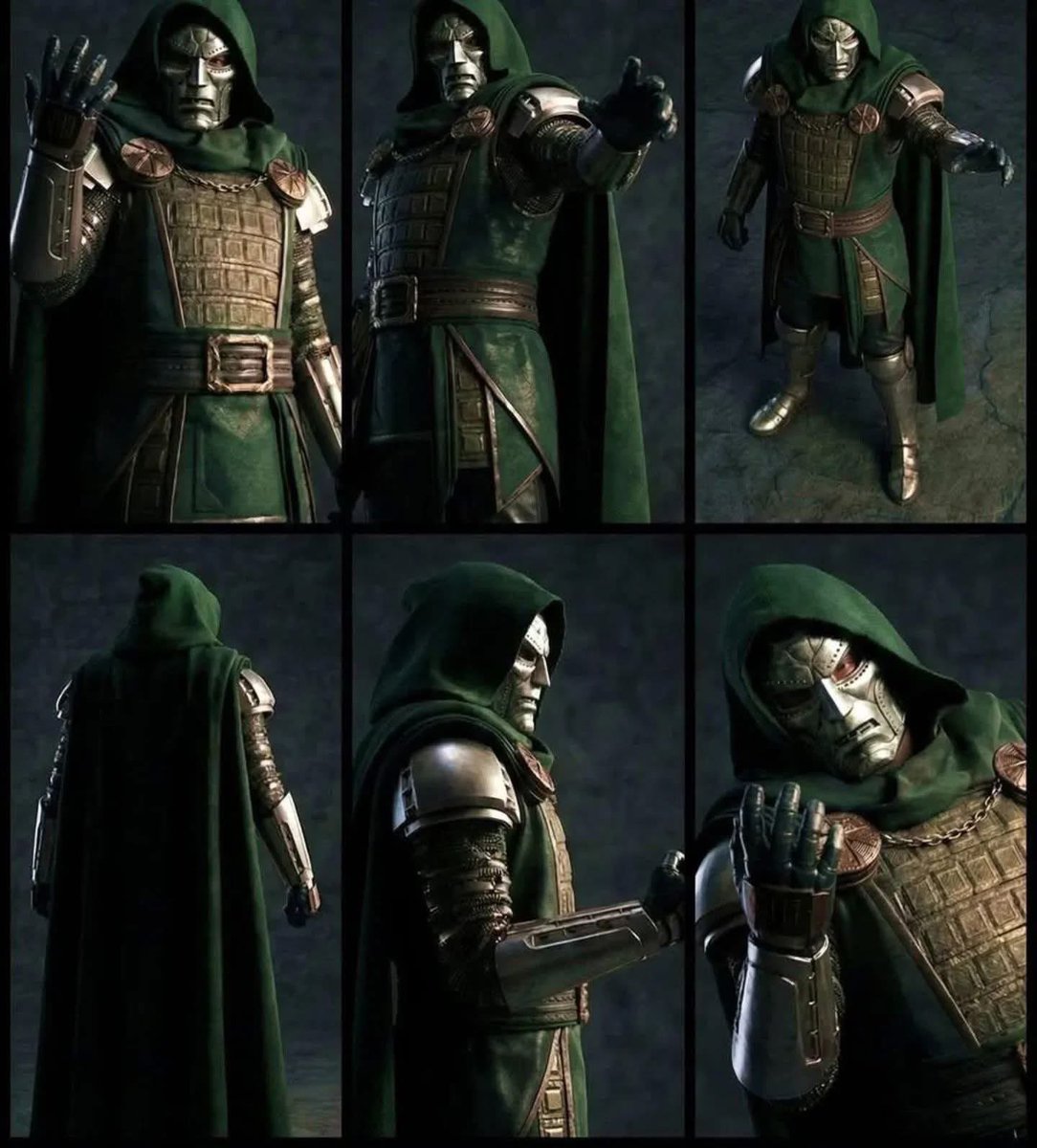 D’après les visuels leaks, c’est vraiment sur un design classique de Doom que nous allons avoir pour Avengers Doomsday