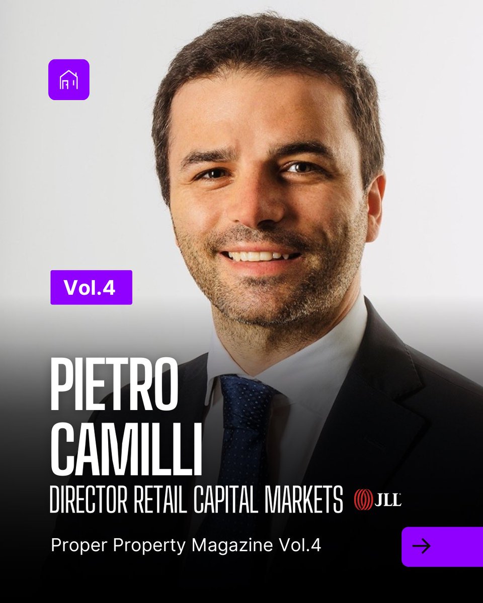properprocy's tweet photo. Discover our exclusive interview with Pietro Camilli, Director of Retail Capital Markets at @JLL, as he shares why repricing, income resilience, and operational assets are driving the next phase of European real estate investment.

📖 Grab your copy

#ProperProperty #investors https://t.co/BRFldJ9BJz