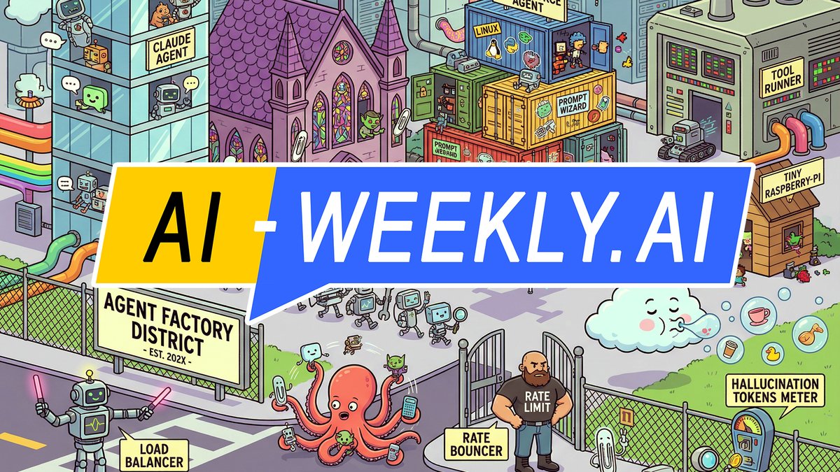AI-Weekly for Tuesday, February 17, 2026 - Issue 204
ai-weekly.ai/newsletter-02-…

✨ The Week's News in Artificial Intelligence
A Mind Vault Solutions, Ltd. Publication
#ai #news #ainews #artificialintelligence #aiweekly #technology #tech #technews #techtrends #machinelearning