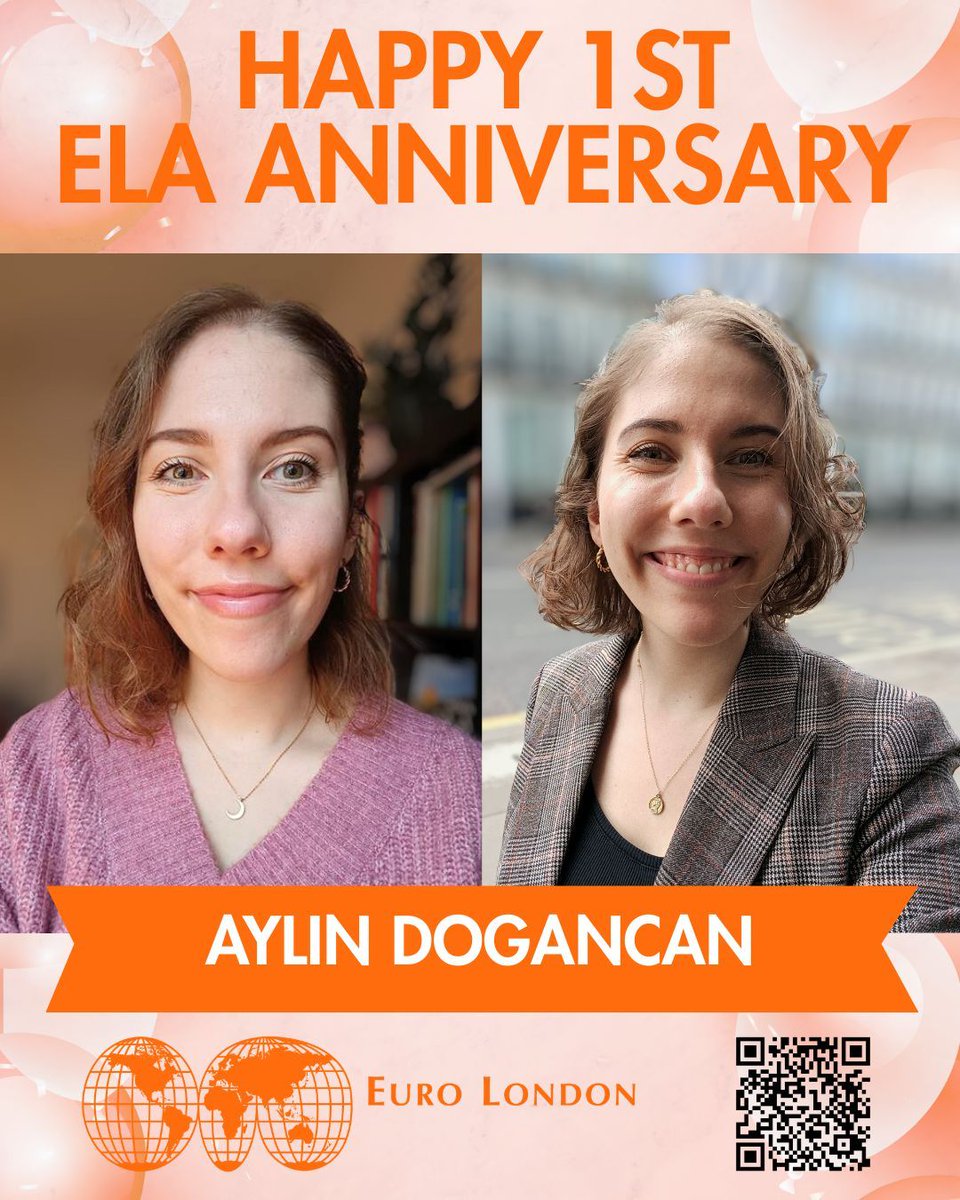 🎉 Happy ELAVersary to Aylin!🎉

Congratulations on your 1st Euro London Anniversary, may there be many more to come!! 👏🥳