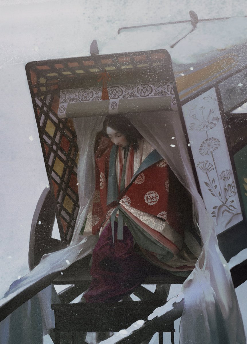 PossickRafael's tweet photo. 雪之下。

#平安時代 
#平安装束 
#女房装束 
#procreate https://t.co/jW13tCToXR