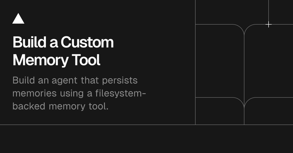 New <a href="/aisdk/">AI SDK</a> recipe: add a custom memory tool to your agents!