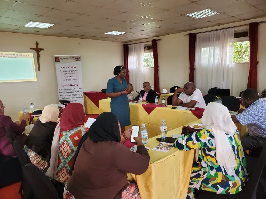 refugeelawproj's tweet image. We are building capacity of 15 Sudanese Refugee Leaders of Kawempe &amp;amp; Entebbe in a 2 day session on case management, assessment, documentation, #GBV, mental health &amp;amp; peace-building. @OPMUganda &amp;amp; the leaders committed to promote security &amp;amp; peaceful co-existence thru info sharing.