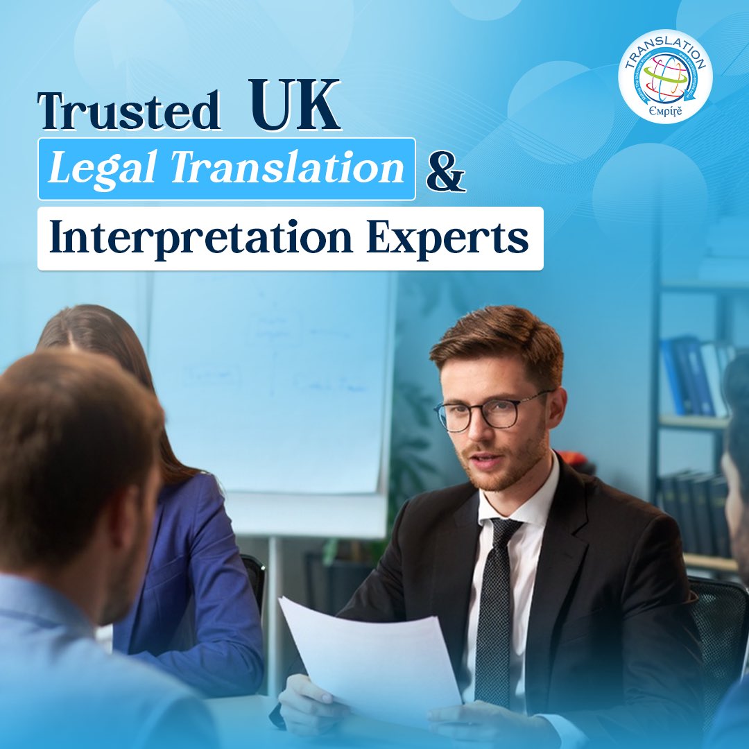 TranslationEmpr's tweet image. With over 15 years’ experience supporting UK law firms and insurance organisations, Translation Empire UK delivers certified legal translation and interpretation services you can rely on.

#LegalTranslation #LegalInterpretation #LawFirmsUK #InsuranceSector #ISOCertified