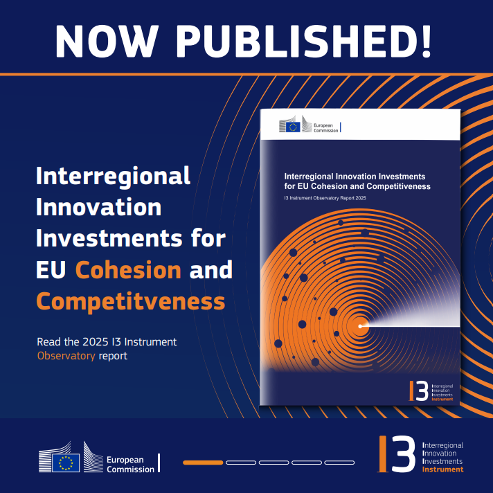 EU_EISMEA's tweet photo. 📘 Now published!

The 2025 #I3Instrument Observatory Report offers the first comprehensive evidence-based overview of how the I3 Instrument is delivering for EU cohesion and competitiveness.

Check the full report to dive deeper into the data here
👉 https://t.co/4ph6vMqtzc https://t.co/Ohm6PXzZRW