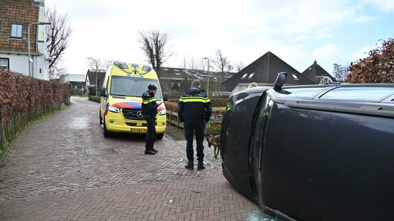 Zelfde bestuurder binnen uur twee keer betrokken bij ongeval in Egmond