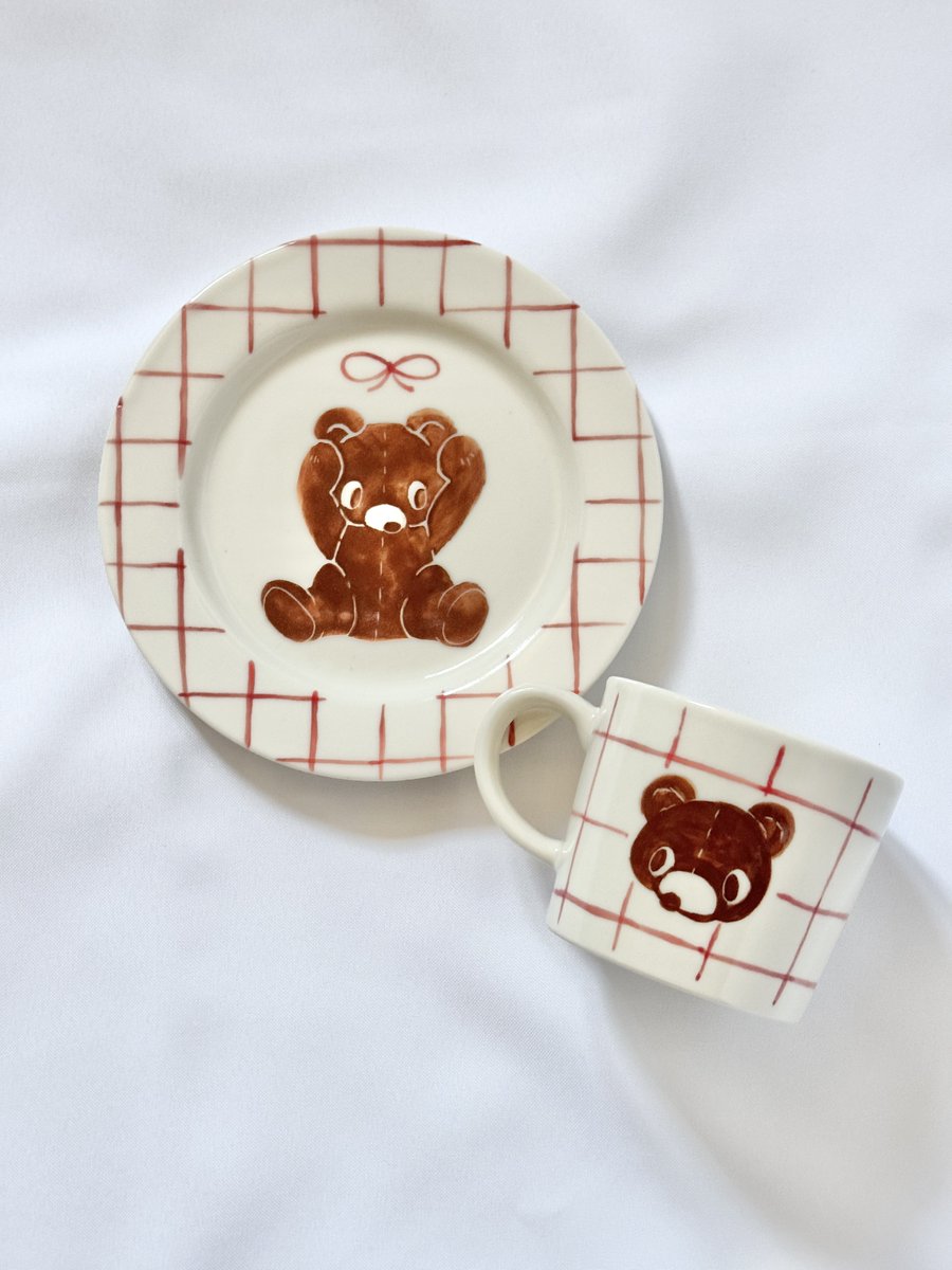 Post by 𓆸 a16ny by siro/iro𓆸2/14.15 器と暮らし市 on X: くまセット🐻