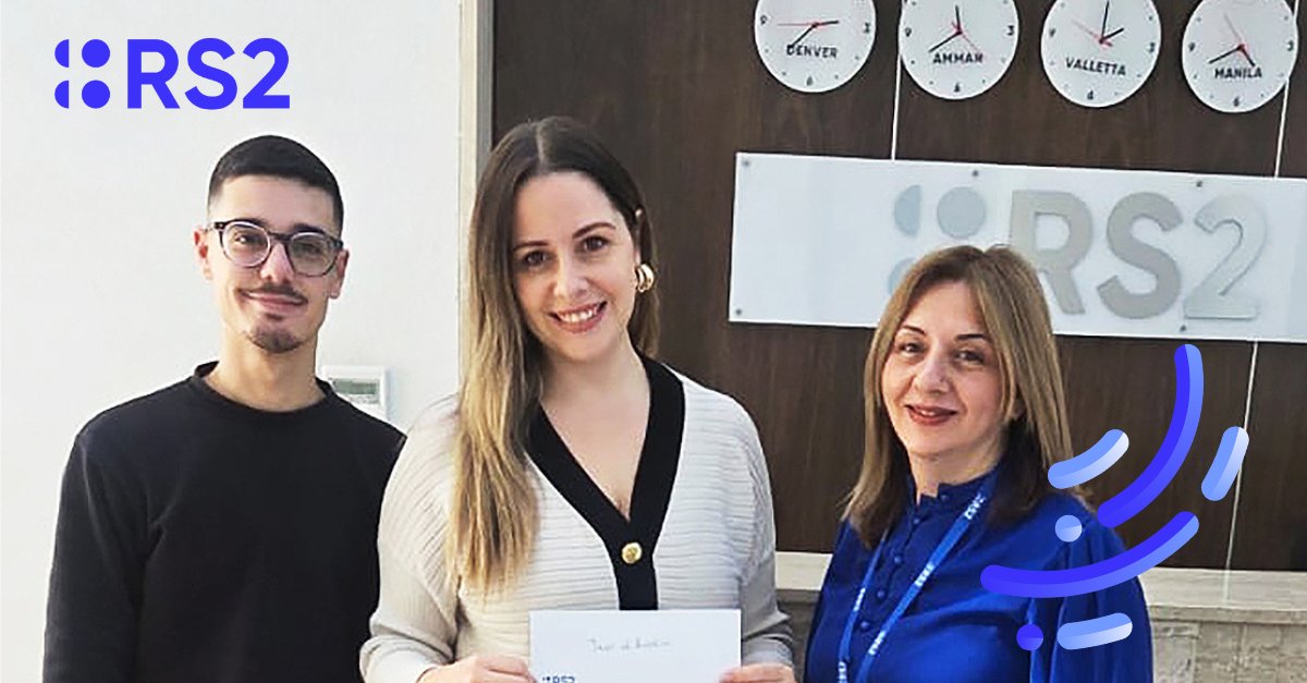 RS2 Cares recently provided Jays of Sunshine with a check to support young people battling cancer- all donated by contributions from our employees in Malta. Visit jaysofsunshine.org to discover more about their mission. #RS2Cares #Charity #Donation #TogetherBeyondPayments