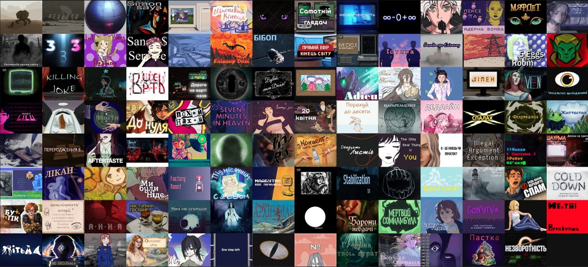 visualnovelua's tweet image. 111 візуальних новел створили для Ukrainian Micro Visual Novel Jam #2!

І всі вони доступні для гри усім бажаючим! Гарна ідея для стріма чи відео.

Допоможіть ретвітом.

itch.io/jam/ukrainian-…