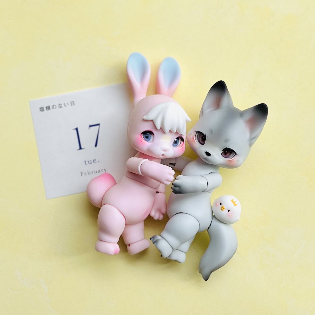 なかよし🐰🐺🐤❤️
#kumukuku