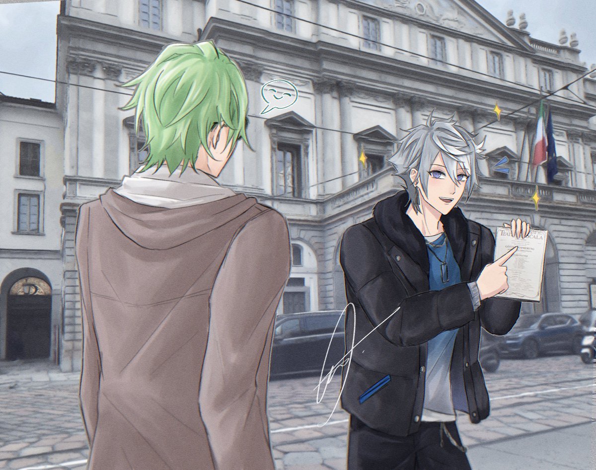 良かったね〜☺️
※スカラ座の前で