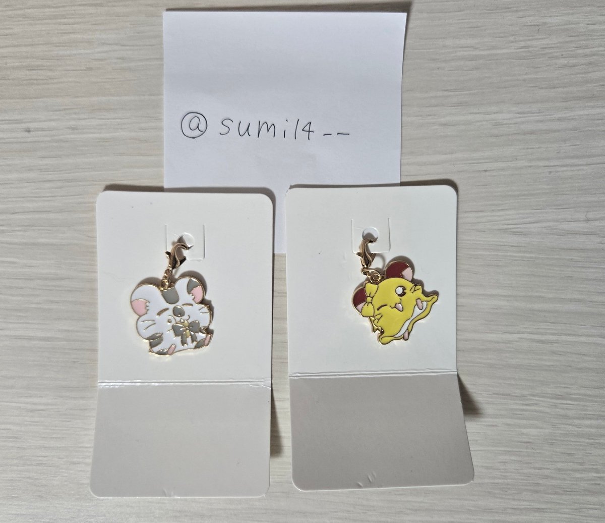 sumi14__'s tweet photo. ハム太郎 メタルチャーム 交換

譲 こうしくん ちび丸ちゃん
求 リボンちゃん＞ハム太郎

郵送での交換になります
お気軽にお声���けください https://t.co/xTpRFQ7qsv