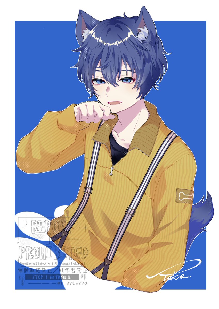 こちらの素敵な合作にレオニ🍨で参加させて頂きました！兄さん、おめでとうございます～！！！
#prsk_FA
#KAITO20th