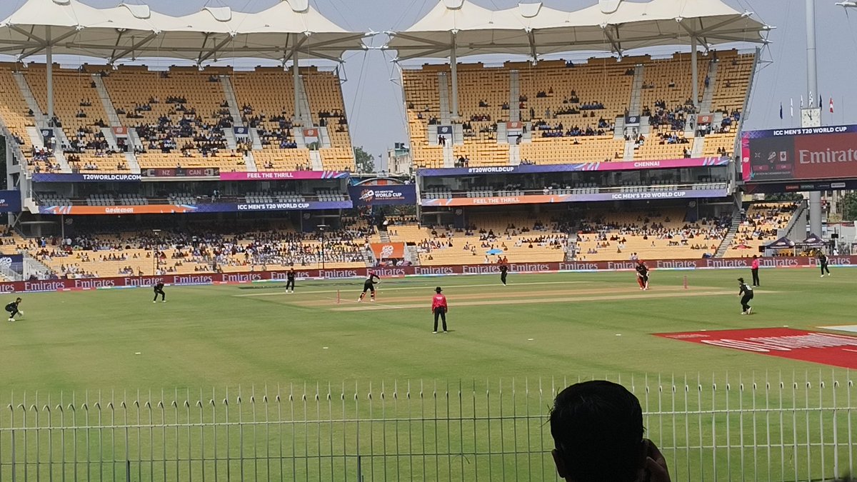 Hari6prasath666's tweet photo. I have visited M.A.C stadium chepauk today , what a wonderful experience 🤩🙌
Its my first international event
#nzvscan #T20WorldCup2026 https://t.co/PWCCZcPZ3P