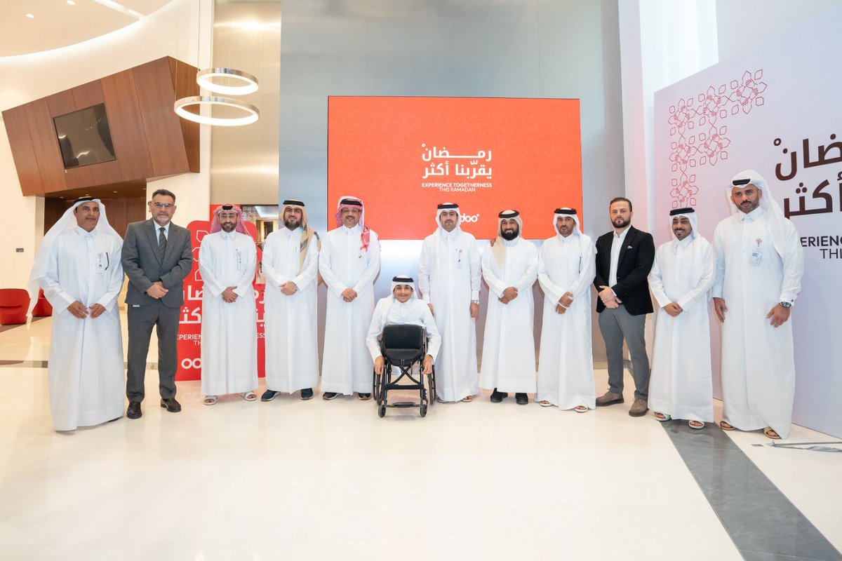 OoredooQatar's tweet photo. 🔴
Check out the photos from the "Experience Togetherness this Ramadan" press conference, where Ooredoo officially announced Ghanim Al Muftah as its Brand Ambassador for 2026. The conference highlighted the upcoming Ramadan initiatives, including humanitarian partnerships, cultural activities, and sporting championships, in the presence of representatives from partner entities.
#Ooredoo #ExperienceTogetherness