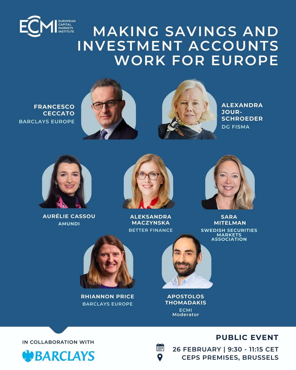 European Capital Markets Institute - ECMI tweet media