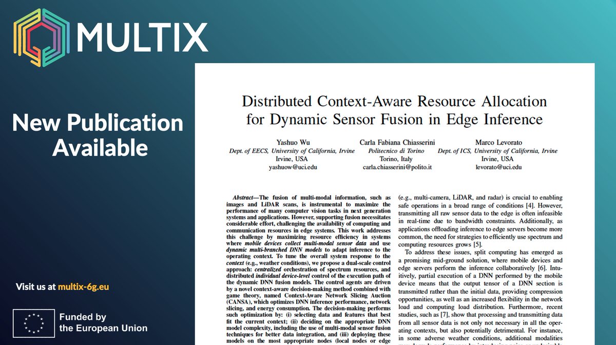 MultiX-6G Project tweet media