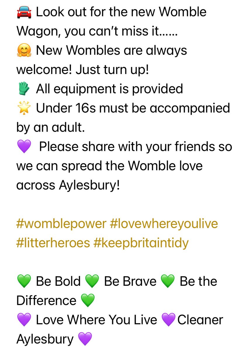 Aylesbury Wombles tweet media