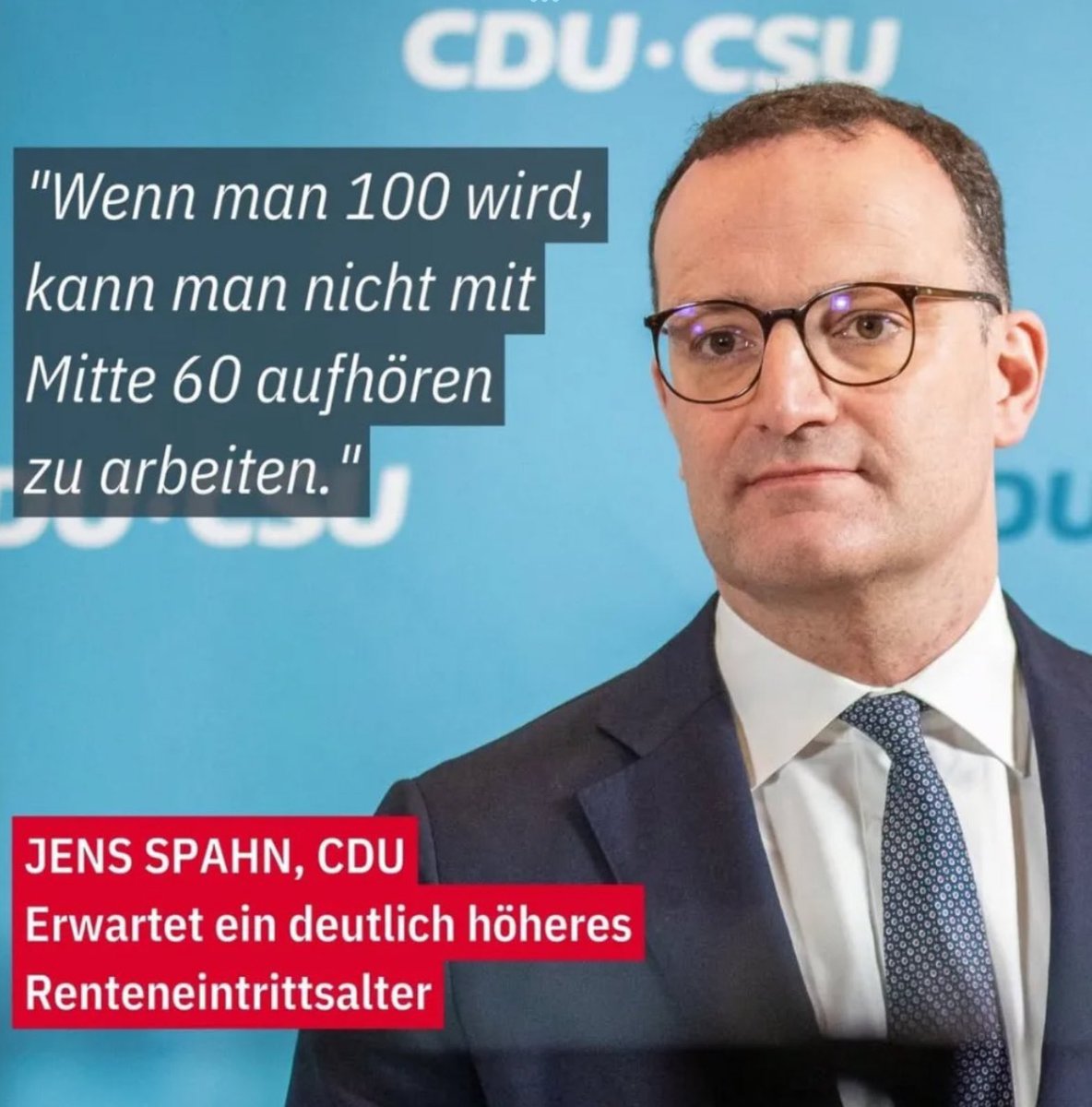 17.02.2026 
Das poste ich täglich:   

Warum ist <a href="/jensspahn/">Jens Spahn</a>
noch im Amt? Wann gibt's einen #SpahnUntersuchungsausschuss und die #SpahnImmunitätsaufhebung ?    

JEDEN TAG werde ich #SpahnRücktritt fordern!  Bis er weg ist.
