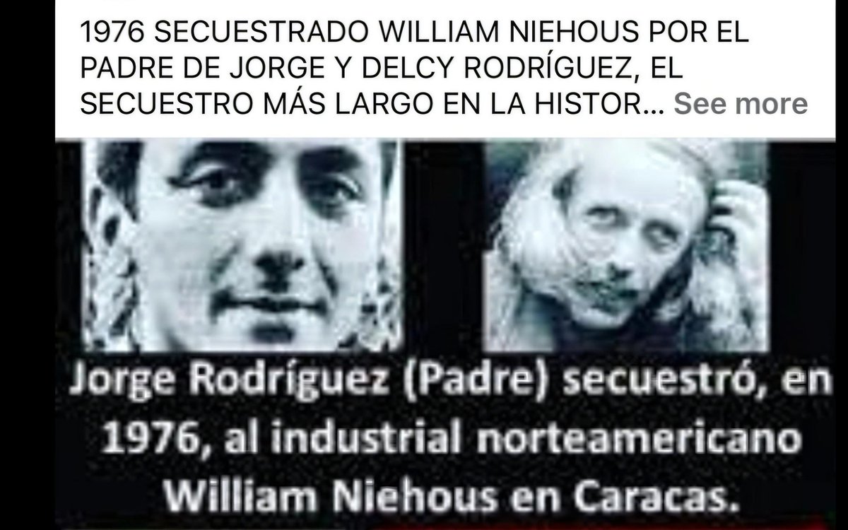 <a href="/delcyrodriguezv/">Delcy Rodríguez</a> Delcy, a tu padre hay que abrirle agujeros en el ataúd para que los gusanos salgan a vomitar. Jorge Antonio Rodríguez fue una basura de ser humano, a quien más que enterrar habría que echar en un inodoro. Vieja pedorra.