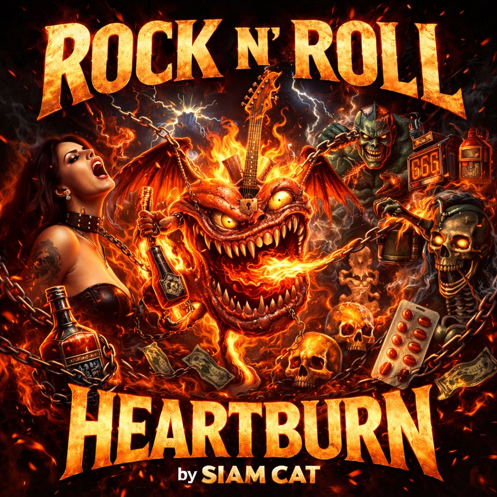 Rock and Roll Heartburn.
The new single by Siam Cat. 20/03/2026.
From the forthcoming album 'Love Is The Best There Is'.
#NewRelease #ComingSoon
