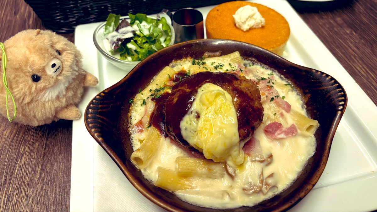 kakotumuri's tweet photo. ずいちゃんと遠隔食事会　in 星乃珈琲❕

労働明けの爆飯ーーー！！！！！！
ありがとういつも付き合ってくれて

初めて来ました、星乃さん
あのね

信じられないほど

ハンバグラタン美味しすぎた🍽️ https://t.co/7SzMK2uOU7