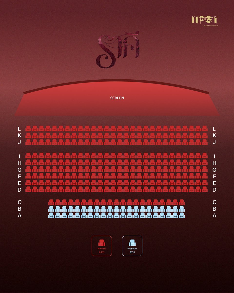ไปดู "ราคี Tha Stain" ด้วยกันมะ 🎥

อัพเดทจำนวนบัตรที่เหลือนะคะ สามารถลงมะเบียนกันมาได้เลย มากันเยอะๆน้าาาา 🥹🥺🙏

ราคาบัตร
🎟️บัตร Premium — 650 บาท (เหลือ 28 ที่นั่ง)
🎟️บัตร Normal — 350 บาท (เหลือ 197 ที่นั่ง)

Link 1 สำหรับ บัตร Premium — 650 บาท forms.gle/svHedR8dJFhi4X…
Link