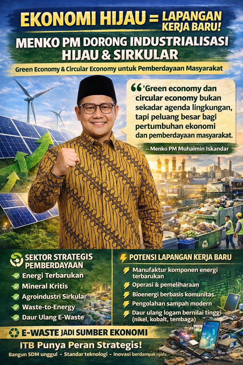 Idnbercerita's tweet image. Program nasional harus terukur dari seberapa besar dampaknya terhadap penciptaan lapangan kerja.
#lapangankerja #kesempatankerja #programnasional