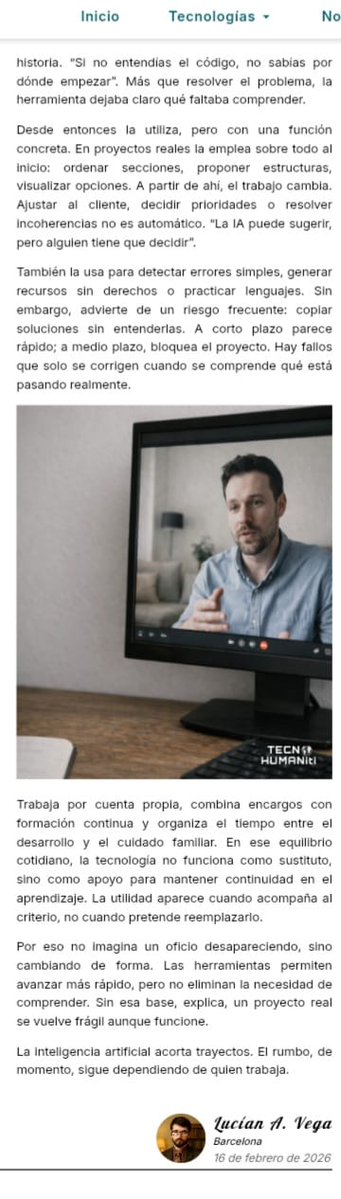 No todo lo que se acelera debe decidir por nosotros.
La tecnología agiliza, pero no sustituye el criterio. Usar herramientas no es delegar el juicio.
¿Estamos cruzando esa línea sin notarlo?
Más en 👉 tecnohumaniti.com
Te leo.👇
#IA #Tecnología #Criterio #Reflexión