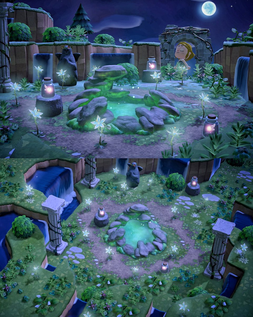 秘密の島𓆸⋆*🌙*.+ﾟ

#あつ森 #あつまれどうぶつの森  
#ACNH #AnimalCrossing