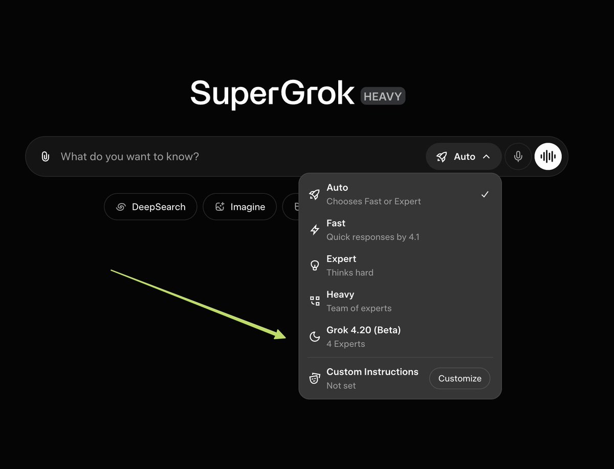 Grok 4.20 (Beta) is now Available on Web