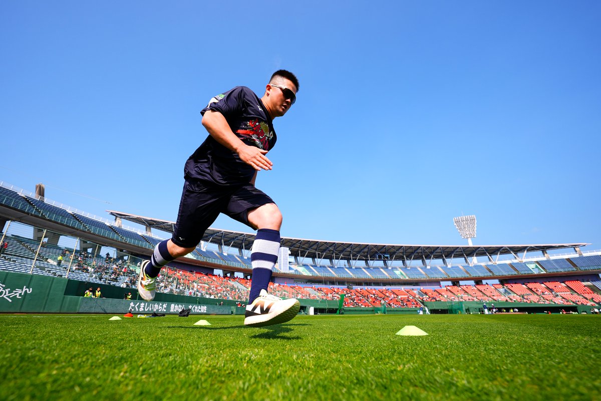 侍ジャパン の合宿は本日から第2クールへ⤴️ #牧秀悟 選手の気迫