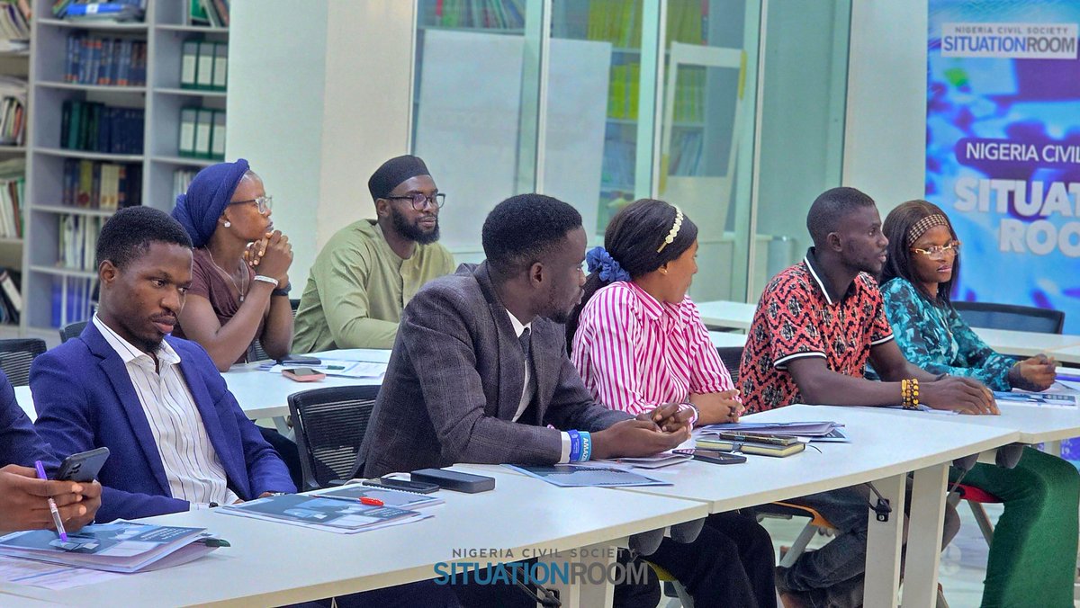 HAPPENING NOW: Situation Room's training for election observers ahead of the 2026 FCT Area Council Elections.  

This refresher training is a highly practical session designed to reinforce observers’ duties and responsibilities, provide hands-on training on the use of the