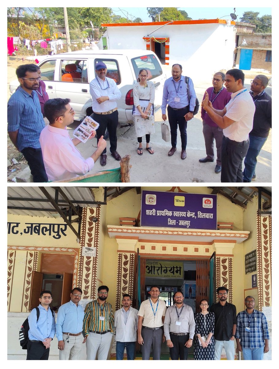 NITHR_Jabalpur's tweet photo. As part of the ICMR-Diabetes Prevention and Control Initiative study, co-design of intervention was conducted in Jabalpur on 10-11 Feb, 2026, led by Dr Suyesh Shrivastava, Scientist D and Dr Kalyan B. Saha, Scientist G, ICMR-NIRTH in collaboration with ICMR-NIE &amp; Arogya World. https://t.co/jTewTF7QWT