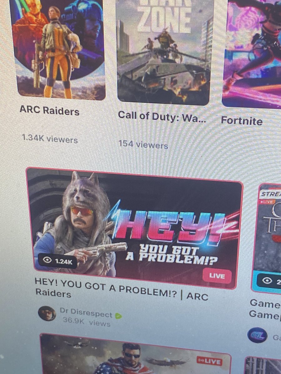 Rumble Creators So Called “Gaming Blow Up” is legit just Dr Disrespect 

Gaming Doesn’t Even Break The Top 5 On The Platform.