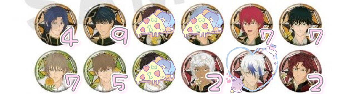 交換】新テニスの王子様 テニプリ 庭球浪漫 缶バッジ ラメキラ