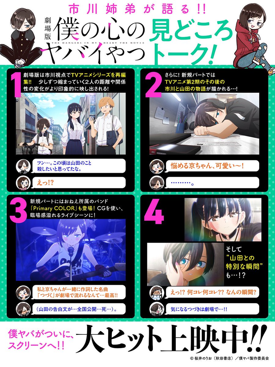 ㊗️㊗️㊗️㊗️㊗️㊗️㊗️㊗️㊗️㊗️ 劇場版「#僕の心のヤバイ