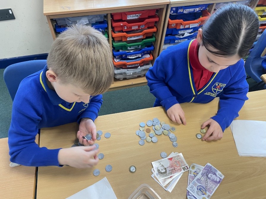 stanthonyslough's tweet photo. Year 2 ran a pancake shop in maths ๐ฅ๐ท
Made pancakes, priced toppings, worked out totals and change.
Joy before Lent, learning stewardship and the Common Good โ๏ธ
#PancakeTuesday #CatholicSchools #MathsInRealLife #StAnthonys https://t.co/hzoorQujJz