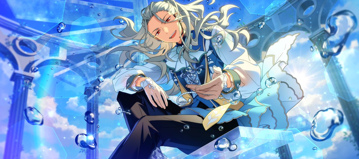 あんスタBASICの乱凪砂(白)七種茨(黒)の対比出来たのを載せとくか笑